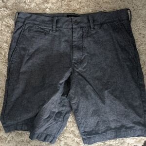 Express Charcoal Flat Front Shorts